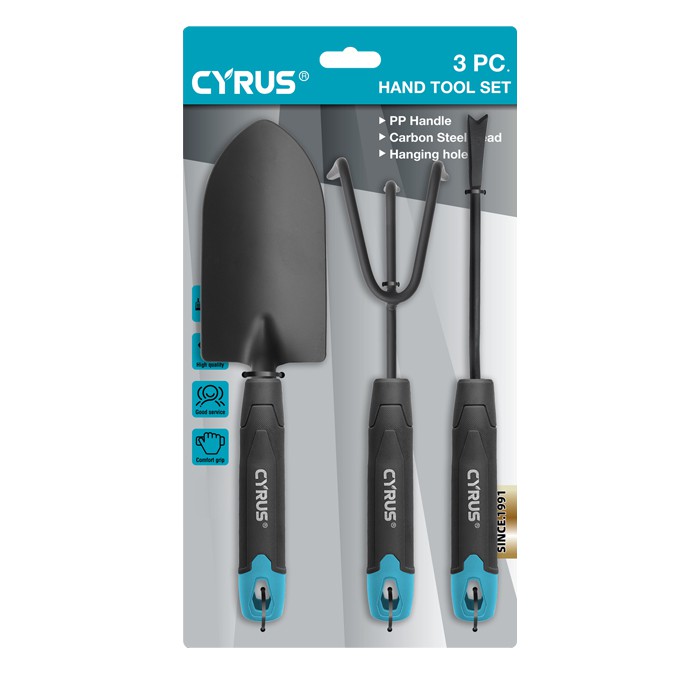 Набір інструментів для рук саду з вуглецю