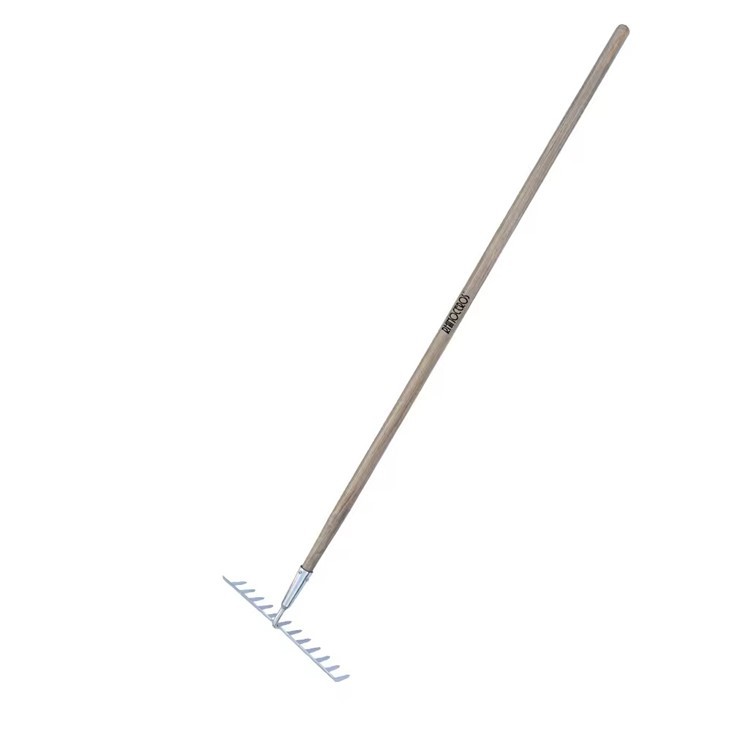 Жорсткий металевий граблі