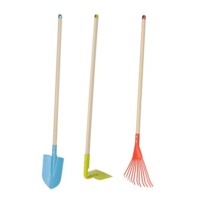 Дитяча лопата з довгою ручкою