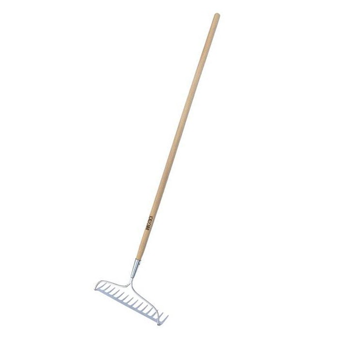 Граблення садового ґрунту з нержавіючої сталі